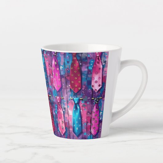  Daddy's Tie Collection Small Ceramic Latte Mug Milchtasse (Rechts)