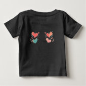 Daddy's Valentine Baby T-shirt (Rückseite)