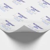 Daddys wenig Fischen-Freund Geschenkpapier (Ecke)