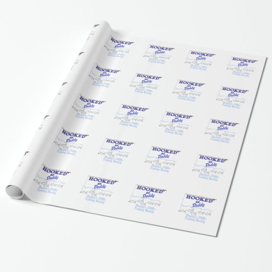 Daddys wenig Fischen-Freund Geschenkpapier (Ungerollt)