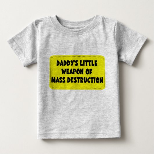 Daddys wenig WOMD Baby T-shirt (Vorderseite)