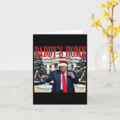 Daddy's Zuhause Christmas Edition White House Trum Karte (Gelbe Blume)
