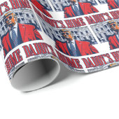 Daddy's Zuhause | Daddys Zuhause Trump Geschenkpapier (Rolleneckpunkt)