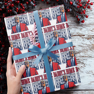 Daddy's Zuhause   Daddys Zuhause Trump Geschenkpapier
