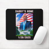 Daddys Zuhause Donald Trump 2024 Mousepad (Mit Mouse)