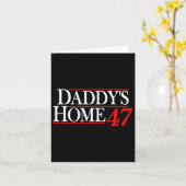 Daddys Zuhause Donald Trump Karte (Gelbe Blume)