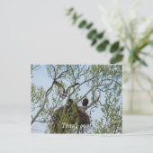 Daddys Zuhause Postkarte (Stehend Vorderseite)