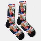 Daddys Zuhause Präsident Donald Trump 2024 Sieg Socken (Rechts)