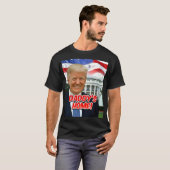 Daddys Zuhause Präsident Donald Trump 2024 Sieg T-Shirt (Vorne ganz)