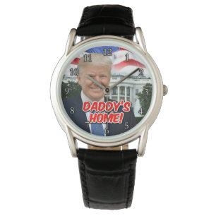 Daddys Zuhause Präsident Donald Trump 47 Einweihun Armbanduhr