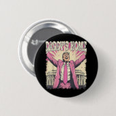 Daddys Zuhause Trump Funny Daddys Zuhause Button (Vorne & Hinten)