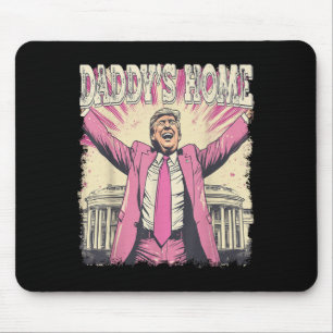 Daddys Zuhause Trump Funny Daddys Zuhause Mousepad