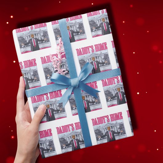 Daddys Zuhause Trump-Geschenkwrap Geschenkpapier