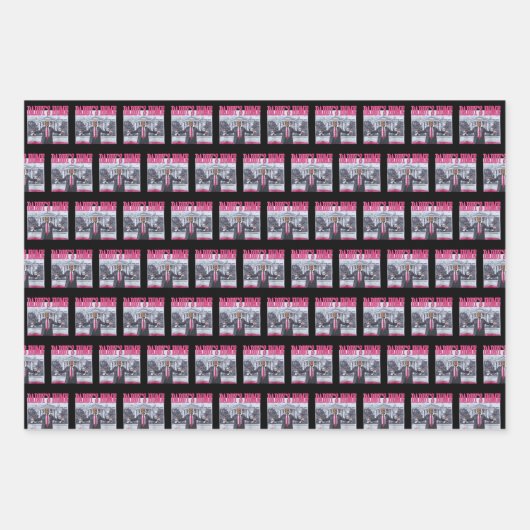 Daddys Zuhause Trump-Geschenkwrap Geschenkpapier Set (Vorderseite)