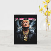 Daddys Zuhause Trump Karte (Gelbe Blume)