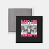 Daddys Zuhause Trump Magnet (Vorderseite/Rückseite)