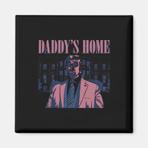 Daddys Zuhause Trump Pink 2024 2024 Trump Rückkehr Magnet