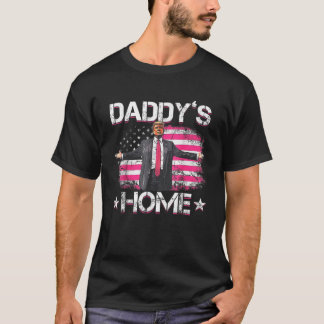 Daddys Zuhause Trump Pink 2024 T-Shirt