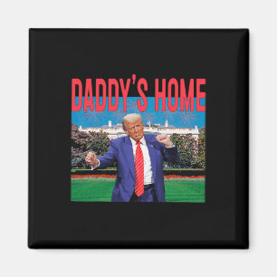 Daddys Zuhause Trump Pink Trump 2024: Amerika Ck Magnet