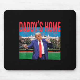 Daddys Zuhause Trump Pink Trump 2024: Amerika zurü Mousepad