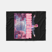 Daddys Zuhause Trump Pink Trump Won 2024: Amerika Fleecedecke (Vorderseite (Horizontal))