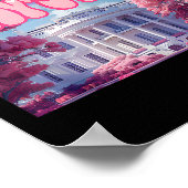 Daddys Zuhause Trump Pink Trump Won 2024: Amerika Poster (Ecke)