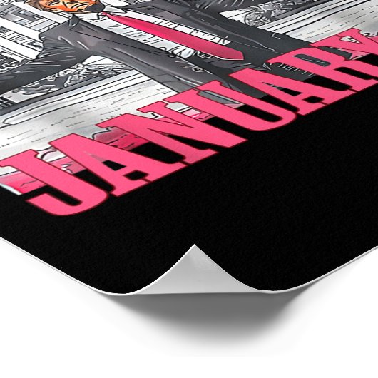 Daddys Zuhause Trump Poster (Ecke)