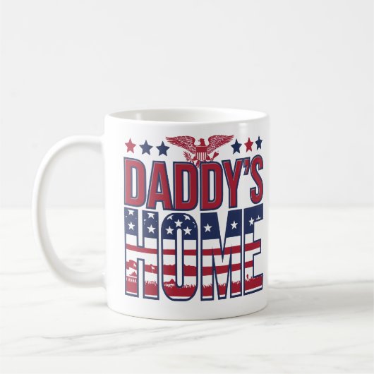 Daddys Zuhause Trump - Trump-Geschenk Kaffeetasse (Links)