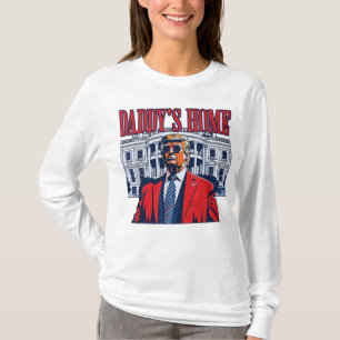 Daddys Zuhause Trump Trump im Weißen Haus T-Shirt