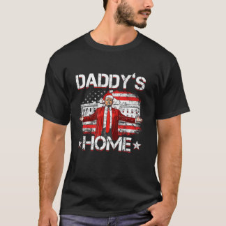 Daddys Zuhause Trump Xmas 2024 Funny Trump nimmt A T-Shirt