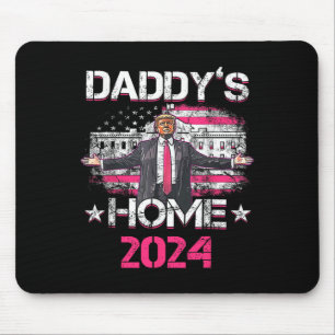 Daddys Zuhause Trumps historische Rückkehr ins Wei Mousepad
