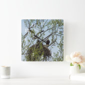 Daddys Zuhause Wall Clock Quadratische Wanduhr (Zuhause)