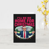 Daddys Zuhause White House Ich bin Zuhause für Chr Karte (Gelbe Blume)