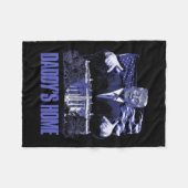 Daddys Zuhause White House Trump 2024 Wahl Fleecedecke (Vorderseite (Horizontal))