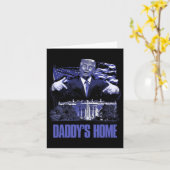 Daddys Zuhause White House Trump 2024 Wahl Karte (Gelbe Blume)