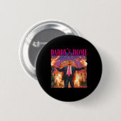 Daddys Zuhause White House Trump Button (Vorne & Hinten)