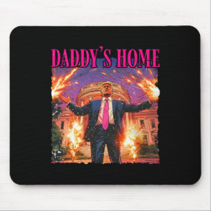 Daddys Zuhause White House Trump Mousepad