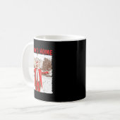 Daddys Zuhause wird zu Weihnachten Zuhause sein Tr Kaffeetasse (Vorderseite Links)