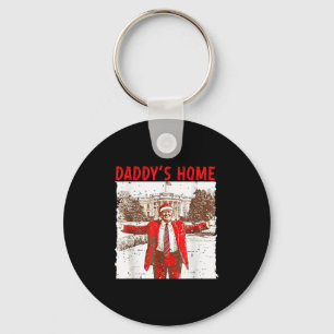 Daddys Zuhause wird zu Weihnachten Zuhause sein Tr Schlüsselanhänger
