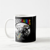 Daddysaurus Autism Sister Puzzleteile und T Rex Kaffeetasse (Links)