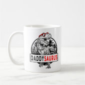 Daddysaurus Daddy Saurus T Rex Vatertag 1WH1 Kaffeetasse (Links)