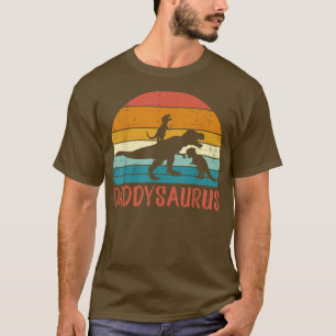 Daddysaurus Daddy Trex Fathers Day Dinosaur Vater  T-Shirt