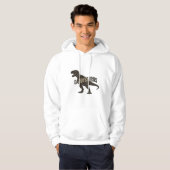Daddysaurus Dinosaur Vintage Gravur Shirt Design (Vorne ganz)