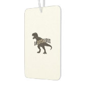 Daddysaurus Dinosaur Vintage Gravur Shirt Design Autolufterfrischer (Links)