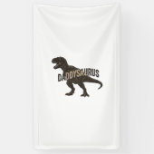 Daddysaurus Dinosaur Vintage Gravur Shirt Design Banner (Vertikal)
