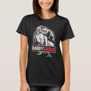 Daddysaurus Dinosaurier Vater Dinosaur Familienvat T-Shirt
