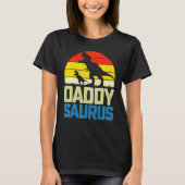 Daddysaurus Fathers Day  Daddy Saurus Men Dad T-Shirt (Vorderseite)