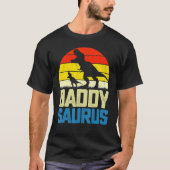 Daddysaurus Fathers Day  Daddy Saurus Men Dad T-Shirt (Vorderseite)