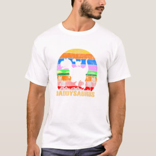 Daddysaurus Fathers Day T Rex Vater Papa Dinosauri T-Shirt