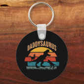 Daddysaurus - Funny Dinosaur Vater Geschenk Schlüsselanhänger (Vorderseite)